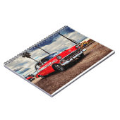 Waterverf kunst van 1956 Chevrolet Bel Air Notitieboek (Linkerzijde)