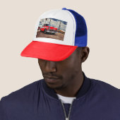 Waterverf kunst van 1956 Chevrolet Bel Air Trucker Pet (In situ)