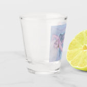 Waterverf kunst Venus godin liefde geestesdesign Shot Glas (Links)