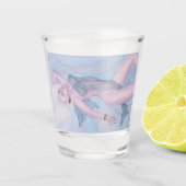 Waterverf kunst Venus godin liefde geestesdesign Shot Glas (Voorkant)