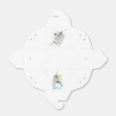 Waterverf Kunst werkt met Birds Bedankdoosjes (Uitgevouwen)