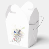 Waterverf Kunst werkt met Birds Bedankdoosjes (Geopend)