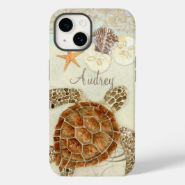 Waterverf Kunst Zee Schelpschelpen voor kustvaart Case-Mate iPhone Case