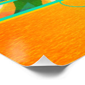 Waterverf kunstdromen citeert positieve bevestigin perfect poster (Hoek)