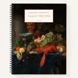 Waterverf kunstfamilie Recipe Cookbook Notitieboek
