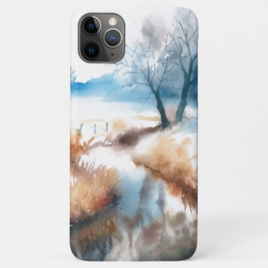 Waterverf kunstlandschap Case-Mate iPhone case (Achterkant)