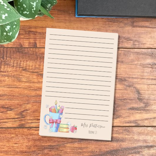 Waterverf kunstleraar regeerde post-it notities post-it® notes