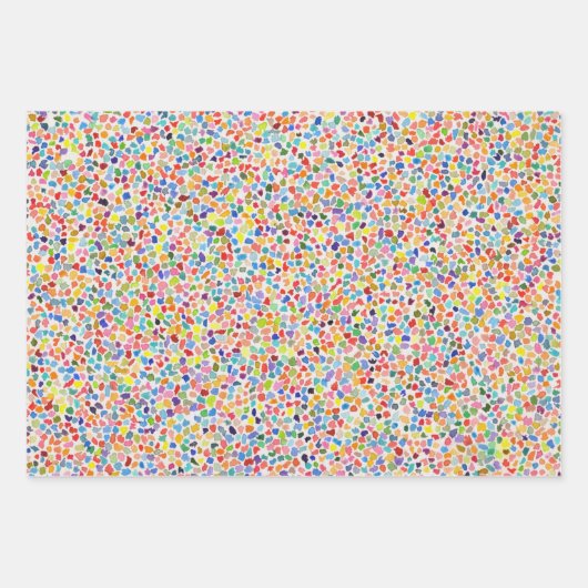 Waterverf Kunstschildklierondergrond Vervulling Inpakpapier Vel (Voorkant)