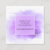 Waterverf Kunstwerk | Inktspleet Vierkante Visitekaartje (Achterkant)