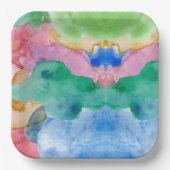 WATERVERF KUNSTWERK PAPIEREN BORDJE (Voorkant)