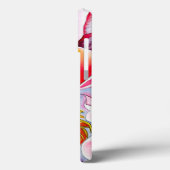 Waterverf-kunstwerk Roze Pioen Case-Mate iPhone Case (Achterkant / Links)
