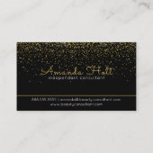 Waterverf Kus met zwarte & witte strepen Visitekaartje (Achterkant)