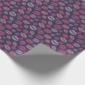 Waterverf Kusses Gift Wrap Cadeaupapier (Hoek)