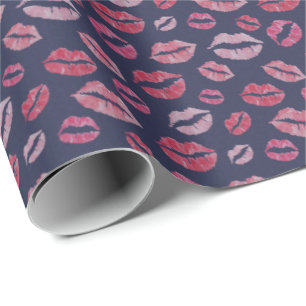 Waterverf Kusses Gift Wrap Cadeaupapier