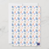 Waterverf kust kerstboom feest kaart (Achterkant)