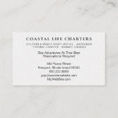 *~* Waterverf Kustdolfijnen Zee Visitekaartje (Achterkant)