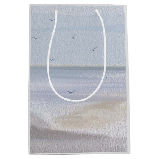 Waterverf Kustdoorsnede Medium Cadeauzakje (Voorkant)