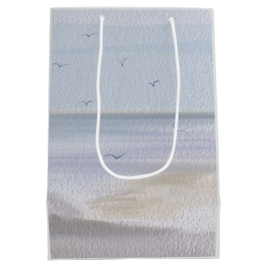 Waterverf Kustdoorsnede Medium Cadeauzakje (Achterkant)