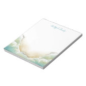 Waterverf Kustfabriek in Seashore Notitieblok (Linkerzijde)