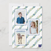 Waterverf Kustkerstkrans Foto Feestdagenkaart (Achterkant)