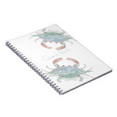  Waterverf kustkrab Notitieboek (Rechterzijde)