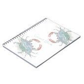 Waterverf kustkrab Notitieboek (Linkerzijde)