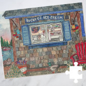 Waterverf Kustkreeft New England Ice Cream Shop Legpuzzel