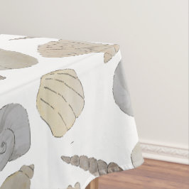 Waterverf Kustschalen Tafelkleed