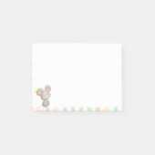 Waterverf Kute Little Mouse Animal Cartoon Art Post-it® Notes (Voorkant)
