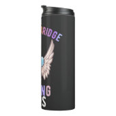 Waterverf Kute Pet Paw Dog Cat Memorial Wings Thermosbeker (Geroteerd rechts)