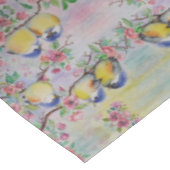 Waterverf - Kute Sparrows - Tafelkleed (Gekanteld)