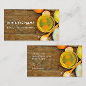 Waterverf kutterij Visitekaartje (Voorkant / Achterkant)