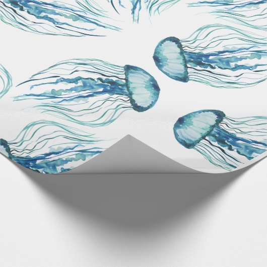 Waterverf kwal patroon cadeaupapier (Hoek)