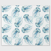 Waterverf kwal patroon cadeaupapier (Vlak)