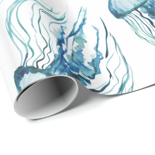 Waterverf kwal patroon cadeaupapier (Rol Hoek)