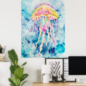 Waterverf kwal poster (Thuiskantoor)