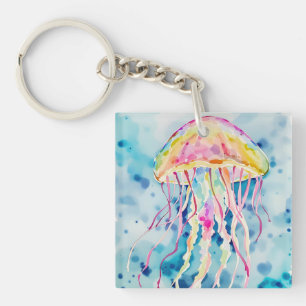 Waterverf kwal sleutelhanger