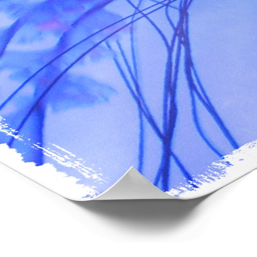 Waterverf kwallen poster (Hoek)