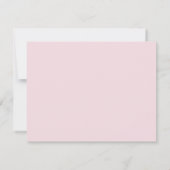 Waterverf kwekerij bloemencrest notitiekaart kaart (Achterkant)