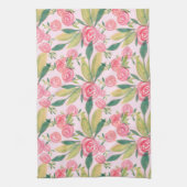 Waterverf La Rosa Whimsy Gold Kitchen Towel Theedoek (Verticaal)