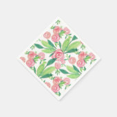 Waterverf La Rosa Whimsy Gold Napkins Servet (Hoek)