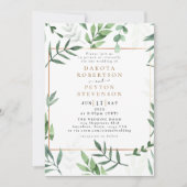 Waterverf laat 04a bruiloft uitnodiging (Voorkant)