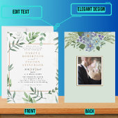 Waterverf laat 04a bruiloft uitnodiging