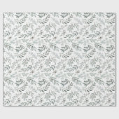 Waterverf laat Australische eucalyptus Leaf Cadeaupapier (Vlak)