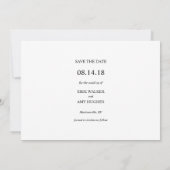 Waterverf laat de datumkaart 5x7 opslaan save the date (Achterkant)