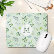 Waterverf laat foliage Greenery Monogram Foliage