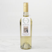 Waterverf laat fotokoppel Weddenschap Flessenhanger (Op fles)