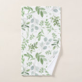 Waterverf laat Greenery Hand Bathroom-handdoekset Bad Handdoek (Handdoek)