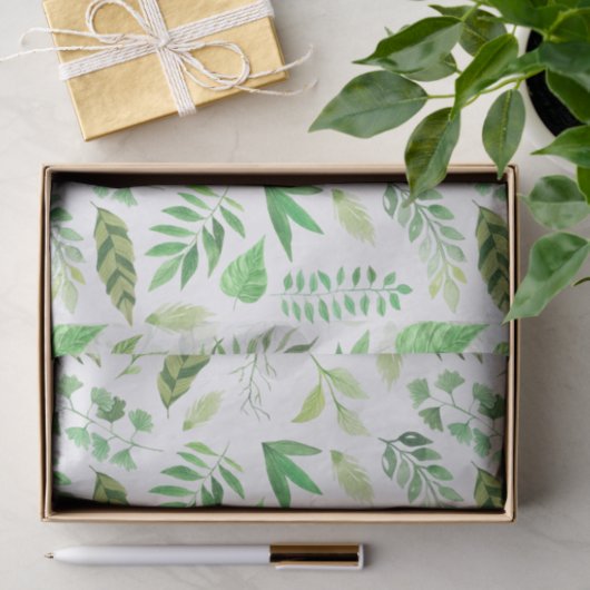 Waterverf laat Griekenland over | Tissuepapier (Geschenk)