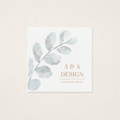 Waterverf laat Kaart voor juweliersweergave achter (Voorkant)